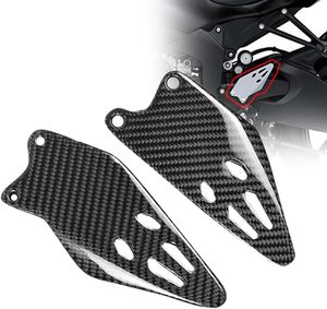 Lavitin đánh bóng carbon đen 3K sợi carbon xe máy gác chân tấm bảo vệ chân ZX-6R zx6r - Product Image 3