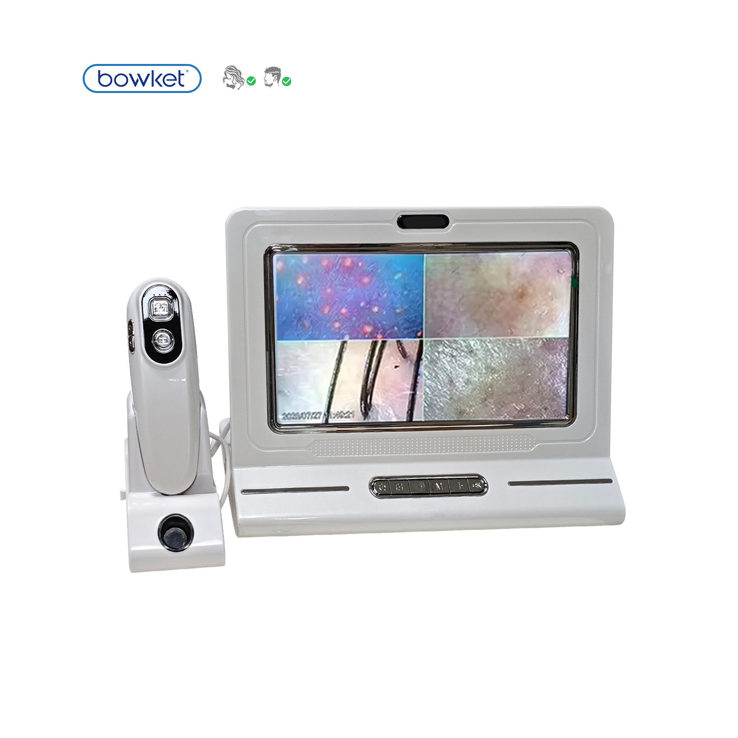 ORANGLES Bowket 11-Inch Desktop Scalp Detector | Hair Follicle Analyzer for Home Use – orangles Qatar - elegant presentation - exhibiting components - Image 6 of 6 | ideal for home | Discount on Bowket 11-Inch Desktop Scalp Detector | Hair Follicle Analyzer for Home Use – orangles Qatar Virginia | Free Shipping ORANGLES