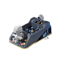 Máquina de Juego de Disparos para Niños, Juguete de Robot Interstellar con Tablero de Puntuación LED y Objetivos de Planetas