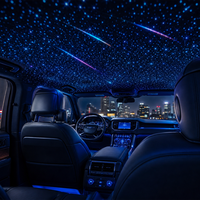 Kit d'éclairage de toit à fibres optiques pour voiture, ciel étoilé LED, machine à étoiles pour l'intérieur de la voiture