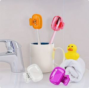 Étui de protection portable en plastique pour brosse à dents de voyage, anti-poussière, avec clip de protection pour tête de brosse à dents de salle de bain domestique - Product Image 5