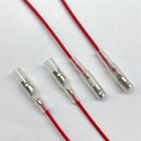 Kabel Terminal Bullet Kustom 4.0mm/4.8mm dengan Selubung Pelindung, Kabel Konektor Bullet Pria/Wanita untuk Peralatan Rumah Tangga