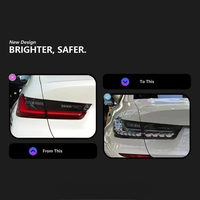 Feux arrière GTS HETOP G20 G28 améliorés, clairs, pour BMW Série 3 2019-2022, M3, 320i, 325i, 330i, DRL, motif écailles de dragon