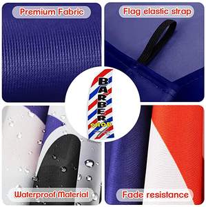 Оптовая продажа, персонализированный нож 8 футов, пляжный парикмахерский магазин, рекламный флаг с пером - Product Image 6