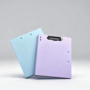 A4 clipboard thư mục có thể gập lại clipboards A4 chất kết dính thư mục tập tin với đôi <span class=keywords><strong>Clip</strong></span> kim loại cho văn phòng y tế trường phỏng vấn - Product Image 1