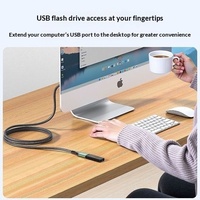 Kabel Ekstensi USB 3.0 Tipe-C Male/Female Kecepatan Tinggi dengan Bahan Anyaman untuk Pengisian Daya Ponsel, Transfer Data & Penggunaan Komputer