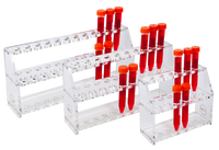 Rack pour tubes à essai 6/12 trous simple/double rangée pour tubes de 5ml 10ml utilisation en laboratoire