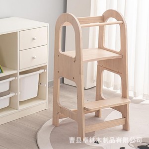 Tour d'apprentissage pour bébé, Escabeau pour enfants, Tour d'apprentissage Montessori pliable anti-chute, Tabouret pour bébé, Escabeau - Product Image 5