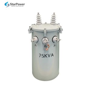 หม้อแปลงไฟฟ้าแบบติดตั้งบนเสาเดี่ยว1000kva 500kva ขนาด500 kVA 60kva 125kva 300kva 5KVA 11kva - Product Image 1