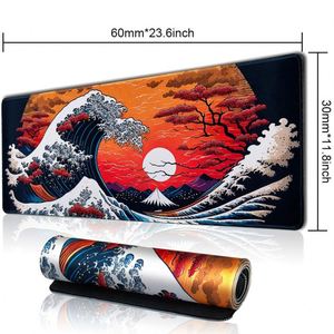 Tapis de bureau XXL personnalisés 400*900mm, grand tapis de souris en caoutchouc, impression anime gamer, tapis de souris personnalisés 30x80 cm - Product Image 2