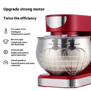 Gran oferta, máquina de <span class=keywords><strong>Chef</strong></span>, mezclador <span class=keywords><strong>para</strong></span> batir crema, batidor de huevos eléctrico multifuncional, mezclador de masa, hogar, cinco litros - Product Image 4