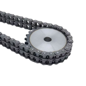 Flaches zweireihiges Rollenkette nrad Amerikanisches Standard-Kettenrad Hoch temperatur beständiges Antriebs kettenrad - Product Image 2