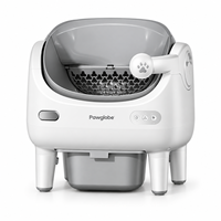 Bac à litière automatique pour chat V6 4 kg, toilette autonettoyante à ouverture supérieure avec contrôle par application, désodorisant par pulvérisation pour plusieurs chats