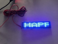Placa de señal LED para coche de 12V, pantalla de funcionamiento, tablero de mensajes programable para ventana trasera de coche