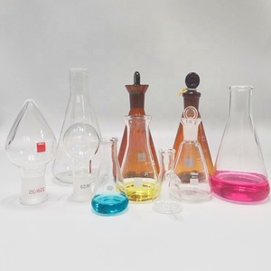 100mL 250ml 500ml Uso en laboratorio Botella de matraz cónico de vidrio 3,3 de borosilicato resistente al calor transparente - Product Image 2