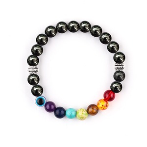 Classico braccialetto religioso con perline <span class=keywords><strong>occhio</strong></span> <span class=keywords><strong>di</strong></span> <span class=keywords><strong>tigre</strong></span> <span class=keywords><strong>pietra</strong></span> 8mm <span class=keywords><strong>blu</strong></span> perla <span class=keywords><strong>di</strong></span> diamante naturale geometrica alla moda carta regalo inclusa - Product Image 5