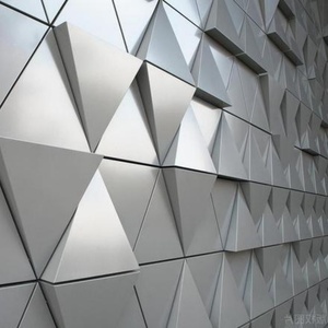 Building Decoration Metal <strong>Facade</strong> Panels Curtain Wall <strong>Cladding</strong> <strong>System</strong> for Exterior Commercial Use - Product Image 1