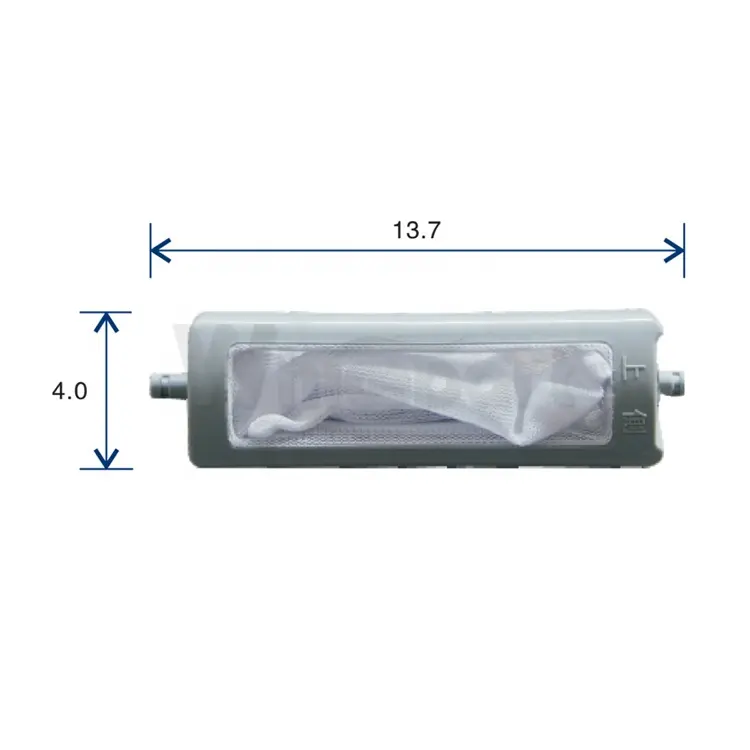 Toshiba Wasmachine Filter WD33 Netje Met 137*40 Mm Size Grijze Kleur Pak Voor Toshiba