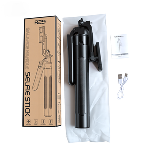 Nuevo Trípode Telescópico Plegable Portátil con Control Remoto Inalámbrico, Palo Selfie Largo con Luz LED, Soporte para Transmisión en Vivo - Product Image 1