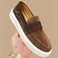 Nouvelles Chaussures Mocassins Respirantes pour Hommes en Cuir Véritable de Vache – Chaussures Habillées Oxford Formelles pour le Bureau et la Carrière