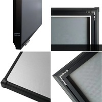 Écran de projection HEYU 72-200'' ALR perforé acoustiquement transparent à cadre fixe étroit pour HDTV, son audio 4K/8K, format 16:9