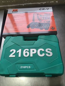 Juego de Herramientas Profesional de 216 Piezas de Acero al Carbono para Reparación de Automóviles, con Llave de Trinquete, Portátil, Fácil de Usar, en Estuche Rígido 216 Professional 172 - Product Image 4