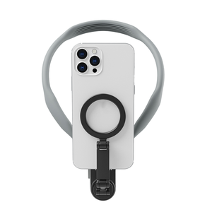 Flexible Silicone Neck Mount Magnetic Phone Holder for Sports