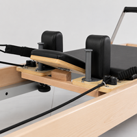 Reformer Pilates Commercial de Haute Qualité avec Demi-Tourneuse en Bois d'Érable – Équipement de Pilates Écologique et Durable