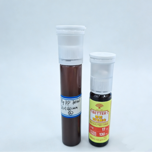 Bouteille vide en plastique <span class=keywords><strong>de</strong></span> qualité alimentaire 10ML 20ML 30ML pour liquides buccaux, pilules et capsules, double compartiment avec couvercle, pour produits <span class=keywords><strong>de</strong></span> santé - Product Image 3