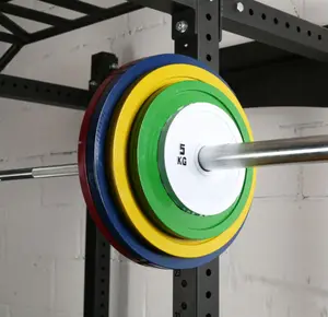 2023 Fitness Gewichtheben Stahl Gusseisen Kalibrierte Gewichts platten mit geprägtem KG-Gewicht