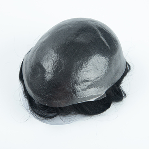 Prótesis Capilar de Cabello Humano Virgen Indio Duradero de Múltiples Tamaños para Hombres, con Base de Encaje HD de Piel Fina, Rubia, para Sistemas Capilares Sin Pegamento - Product Image 6