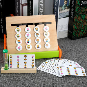 Giocattoli educativi precoci Montessori per bambini gioco di smistamento dei colori in legno illuminazione pensiero logico orientamento puzzle di allenamento - Product Image 3