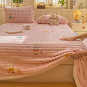 Copriletto in velluto doppio caldo invernale moderno ecologico per bambini - Product Image 3