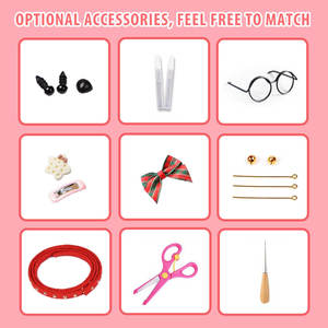 Игрушка для щенка для детей «своими руками» с толстыми стеблями из синели и кораллового флиса, мягкие трубы для чистки труб, креативные принадлежности для пасты - Product Image 5