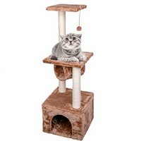 En gros Maison d'arbre pour chat en sisal et peluche courte