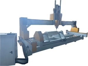 Supercnc 3D cột cột quay khắc Khắc Cắt 4 trục đôi đầu thấy đá <span class=keywords><strong>CNC</strong></span> - Product Image 4