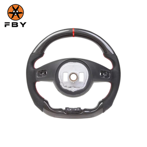 Volante in Fibra di Carbonio Personalizzato per Mercedes Benz <span class=keywords><strong>W205</strong></span> W222 W213 E63s C43 C63 2015-2021, Volante Auto in Fibra di Carbonio con LED - Product Image 3