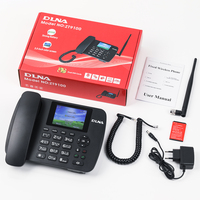 Téléphone sans fil fixe DLNA ZT9100, double SIM, écran couleur 3,5 pouces, téléphone de bureau GSM avec radio FM et fonction SMS