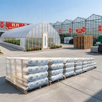 Film de serre agricole en PE anti-UV 200 microns, 5 couches coextrudées, anti-goutte, diffuseur de lumière, couverture plastique transparente pour l'agriculture