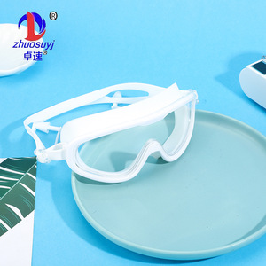 Nhà máy cung cấp trực tiếp Kính bơi với logo nhiều màu lớn Khung kính bơi người lớn - Product Image 4