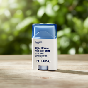 Baume multi-usages Belprimo Hyal Barrier SPF50+ PA++++, soin solaire hydratant en stick pour le visage, les lèvres et les yeux - Product Image 3