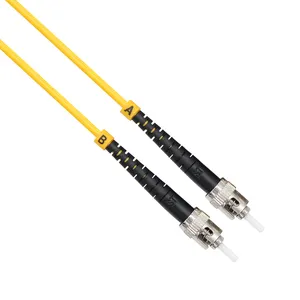 VCOM UPC с низкими вносимыми потерями 3 м волоконно-оптический кабель FTTH, одномодовые дуплексные волоконно-оптические соединительные шнуры