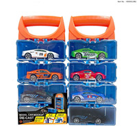 4PCS de haute qualité shantou Toy Metal Premium 1:64 Mini métal petit jouet en alliage moulé sous pression modèle de voiture avec boîte portable