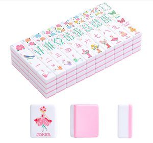 Fichas de Mahjong de Acrílico de Primera Calidad, Estilo Lujoso Inspirado en Cloisonné, Impresas con UV, para Tiendas de Regalos Exclusivas - Product Image 3