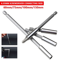 Xingang Tool – Lot de 4 rallonges magnétiques hexagonales 1/4 po pour outils électriques, support de tournevis et embouts de perceuse
