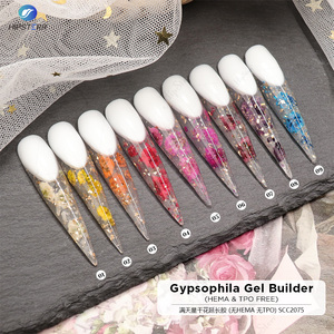 TPO Free Hema Free Gypsophila Gel Builder Long Lasting Dry Flower <b>Nail</b> Gel Soak off <b>Nail</b> <b>Extension</b> Hard Gel Wholesale - Product Image 3