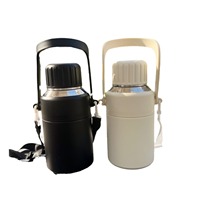 Nouvelle bouteille isotherme de voyage en acier inoxydable 304 de grande capacité, isolation sous vide, 6 à 12 heures d'isolation thermique, portable, à tenir à la main