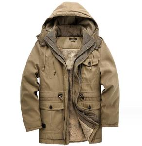 Cappotto Imbottito da <span class=keywords><strong>Uomo</strong></span>, <span class=keywords><strong>Giacca</strong></span> in Cotone Oversize Tinta Unita, <span class=keywords><strong>Giacca</strong></span> Casual di Media Lunghezza in <span class=keywords><strong>Cashmere</strong></span> d'Agnello - Product Image 4