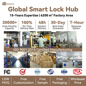 स्मार्ट लॉक लकड़ी घर अपार्टमेंट एल्यूमीनियम मिश्र धातु का निर्माण IP65 वाटरप्रूफ फिंगरप्रिंट पासवर्ड कार्ड कुंजी क्लाउड ट्यूया ऐप ग्रेड बी - Product Image 4