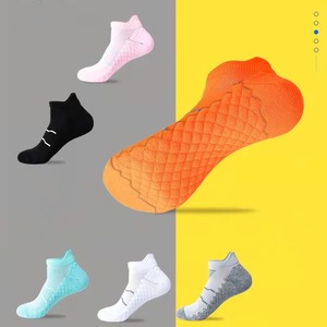 Men's And Women's Ankle Running <b>Socks</b> With Terry Cloth Soles For Training And Marathon Workout - Product Image 2